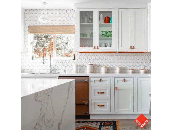 Porcelain Mosaic Hexagon 95x110 Matt White Porcelain Mosaic Tilemall