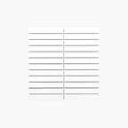 Porcelain Mosaic Kit Kat 22x145mm Matt White