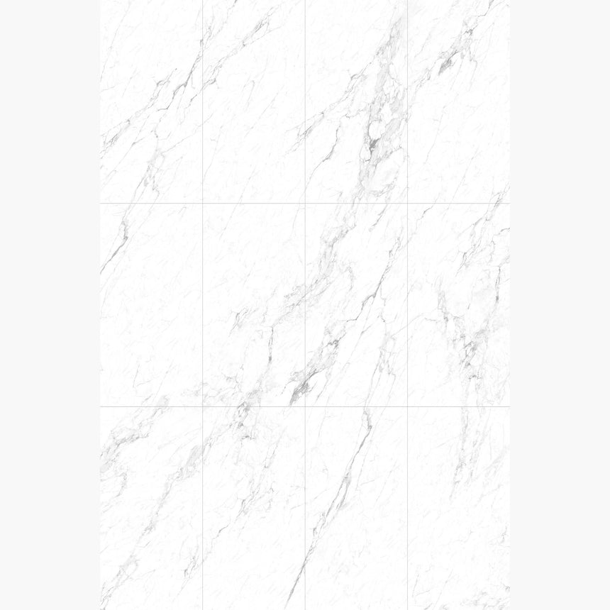 Marble Snow White 1200x600 Matt Marble Look Tiles Dongpeng