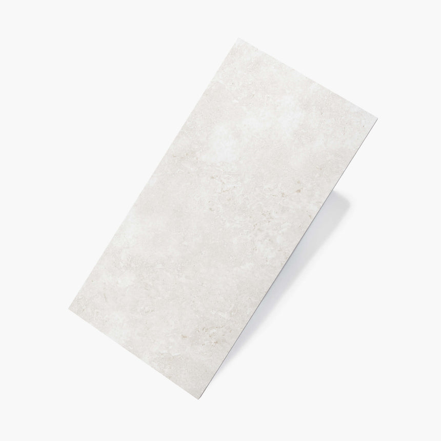 Marble Stario 600x300 Matt Bianco Travertine Look Tiles Tilemall