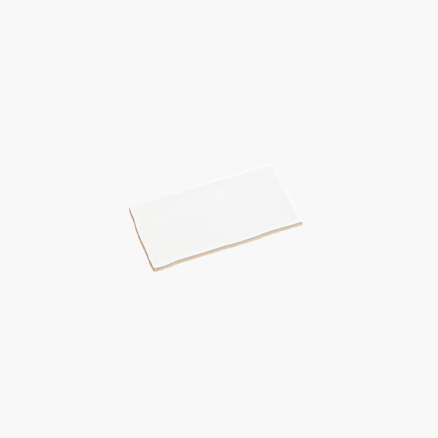 TM Wave Mould Tile 75x150 Gloss White Subway Tilemall