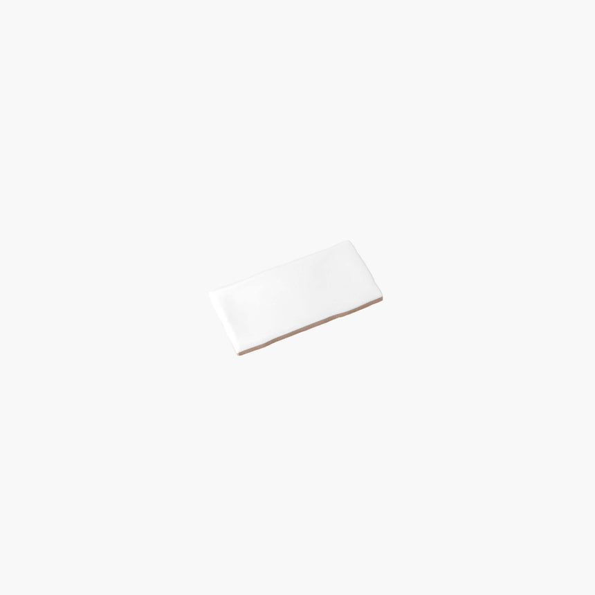 TM Wave Mould Tile 75x150 Matt White Subway Tilemall