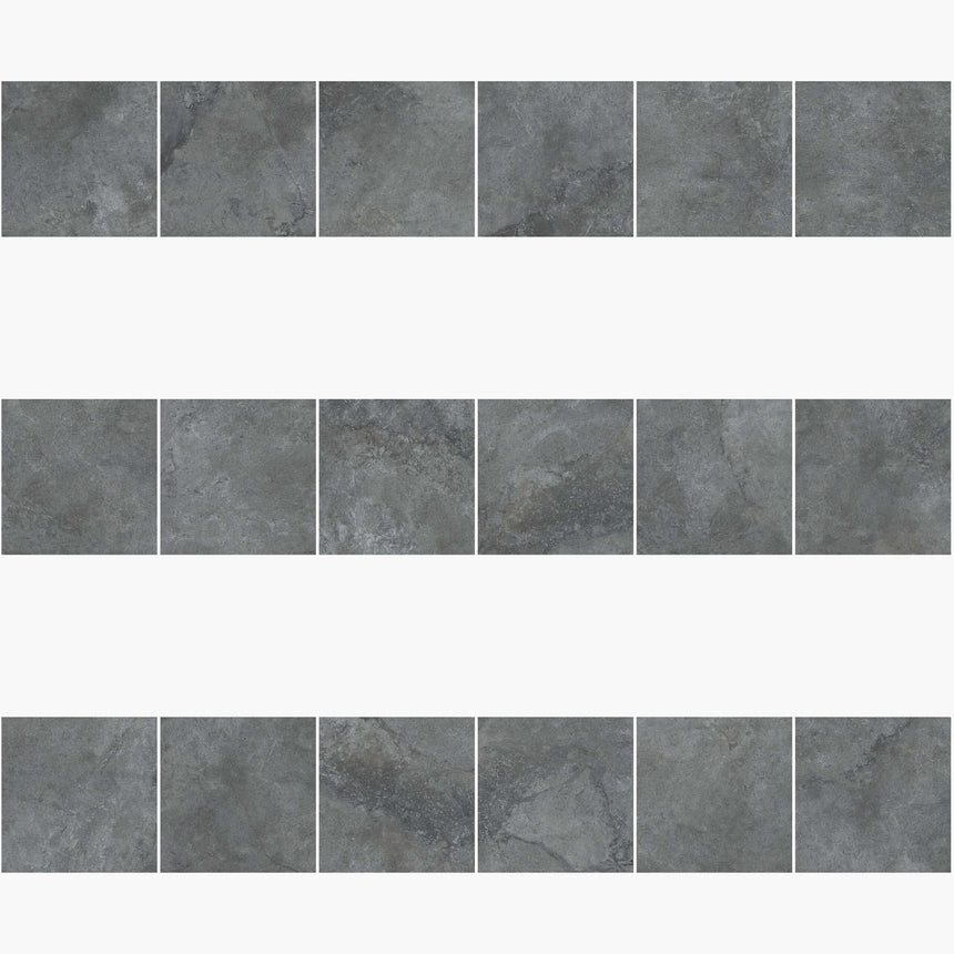 Terra Stone Paver 600x600 Grip Graphite Stone Look Tiles Tilemall
