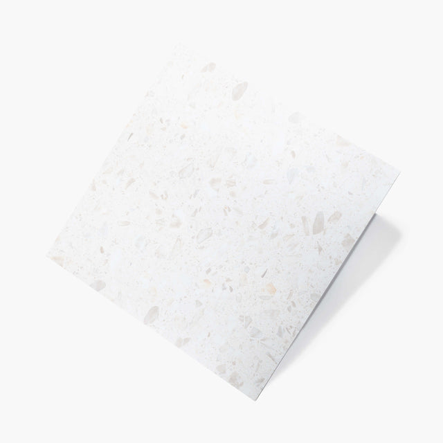 Terrazzo 6009P 600x600 Matt White Terrazzo Look Tiles Tilemall