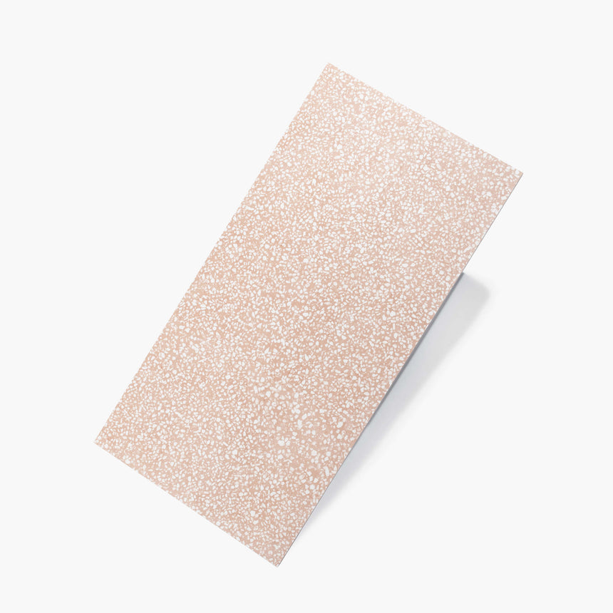 Terrazzo TMT3603 600x300 Matt Pink Terrazzo Look Tiles Tilemall