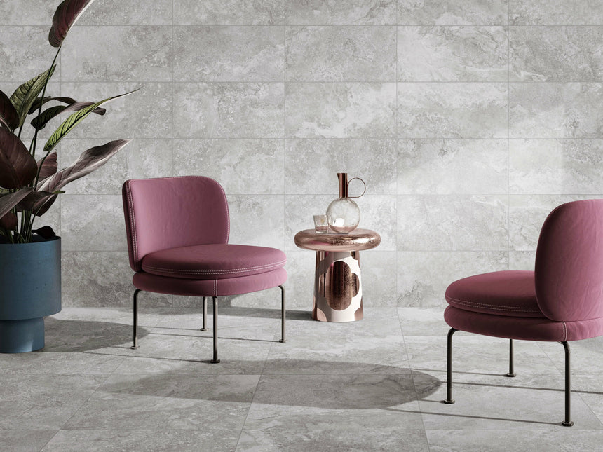 Tibet 600x600 SurfaceTec Cinder Stone Look Tiles Tilemall