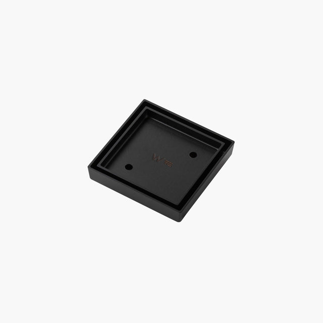TM Tile Insert Floor Waste 115x115 mm Black Other Accessories Sunny