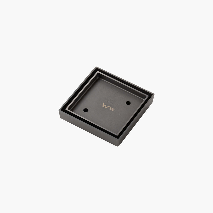 TM Tile Insert Floor Waste 115x115 mm Gunmetal Other Accessories Sunny