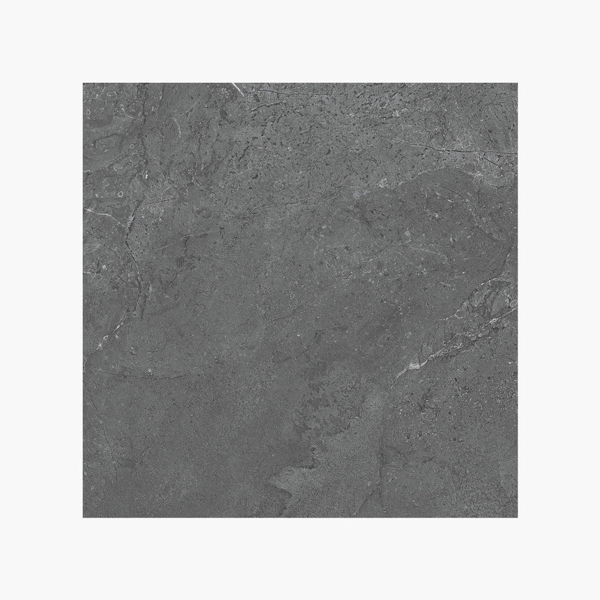 Time Stone 600x600 Surface Tec Dark Grey Stone Look Tiles Dongpeng