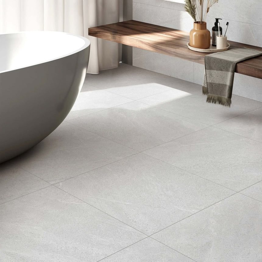Toscana 600x600 Matt Silver Stone Look Tiles Dongpeng