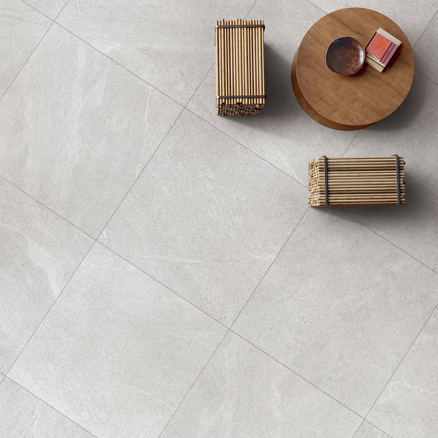 Toscana 600x600 Matt Silver Stone Look Tiles Dongpeng