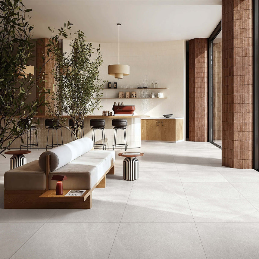 Toscana 600x300 Matt Silver Stone Look Tiles Dongpeng