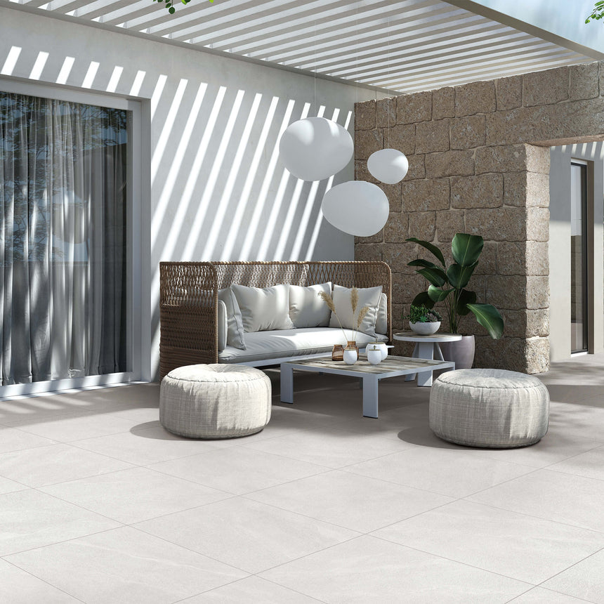Toscana 600x300 Matt Silver Stone Look Tiles Dongpeng