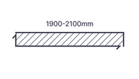 1900-2100 mm