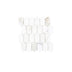Marble Mosaic Feather 96x48mm Honed Calacatta Gold