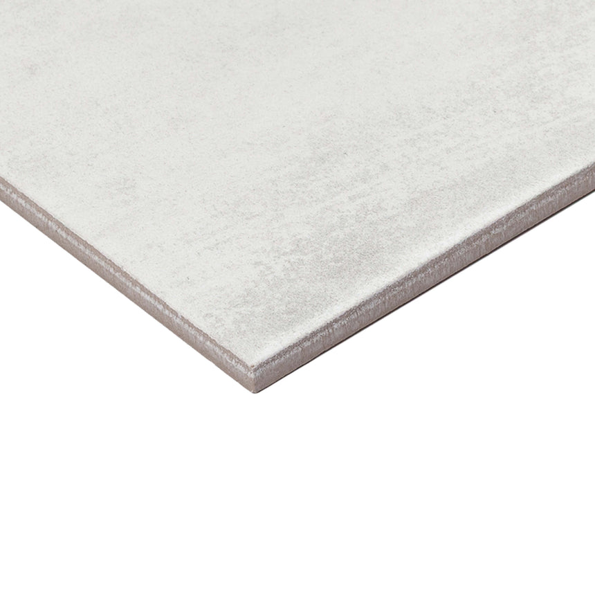 Antiquity 150x150 Matt White Encaustic Look Pressed