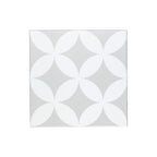 Pattern Tile 200x200 Matt Grey 211619 Encaustic Look Pressed