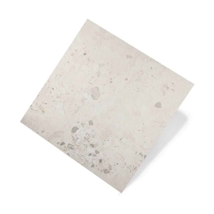 Rockies 600x600 Surface Tec Flora White Terrazzo Look Rectified