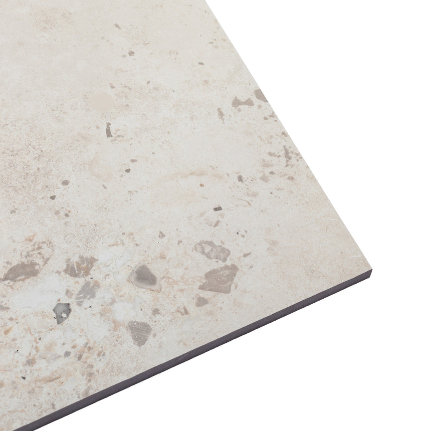 Rockies 600x600 Surface Tec Flora White Terrazzo Look Rectified