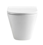 Agena Tornado Rimless Wall Hung Pan Matte White