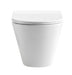 Agena Tornado Rimless Wall Hung Pan Matte White