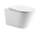 Agena Tornado Rimless Wall Hung Pan Gloss White
