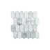 Palm Natural Stone Mosaic Feather 96x48mm Honed Ming Green