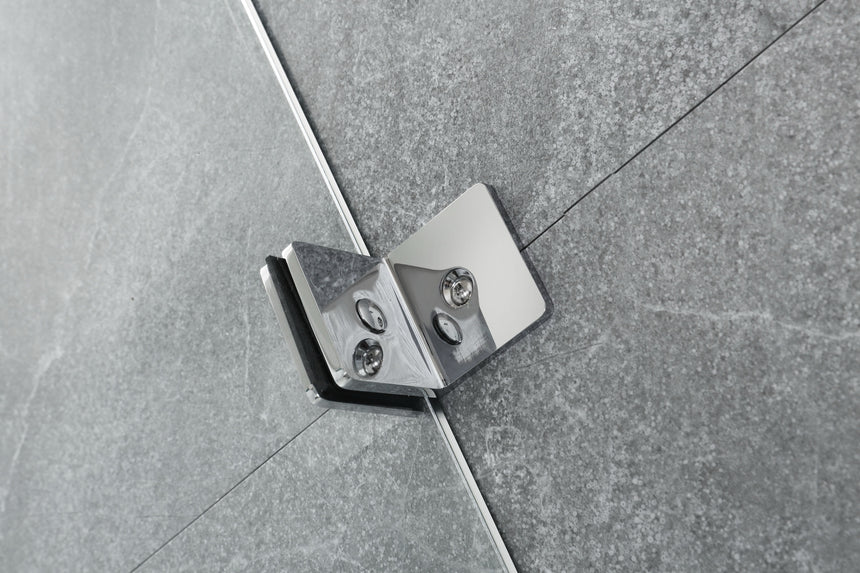 Covey CVP063 Chrome floor bracket detail