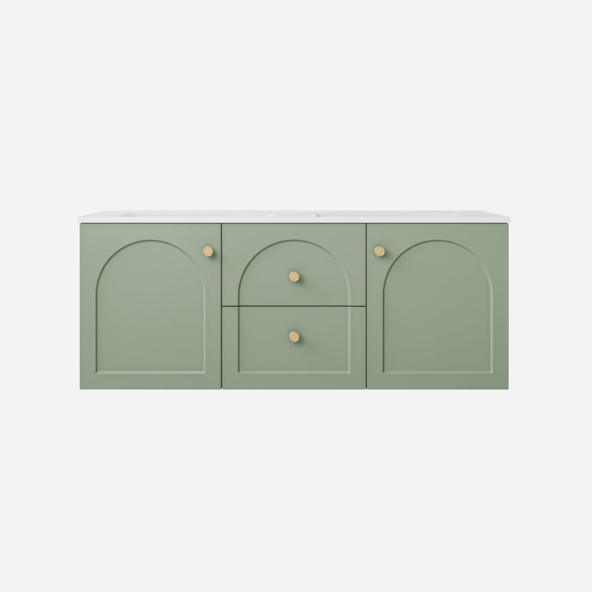 Chester Federation Wall Hung Cabinet Olive Green