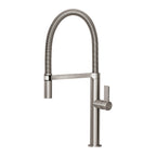Phoenix Prize Flexible Coil Sink Mixer 220mm Brushed Nickel