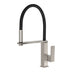 Phoenix Vezz Flexible Hose Sink Mixer 220mm Squareline Brushed Nickel