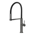 Phoenix Blix Flexible Hose Sink Mixer 220mm Round Brushed Carbon