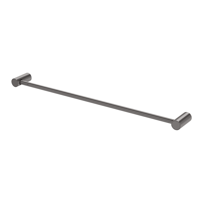 Phoenix Vivid Slimline Single Towel Rail 600mm Brushed Carbon, product view