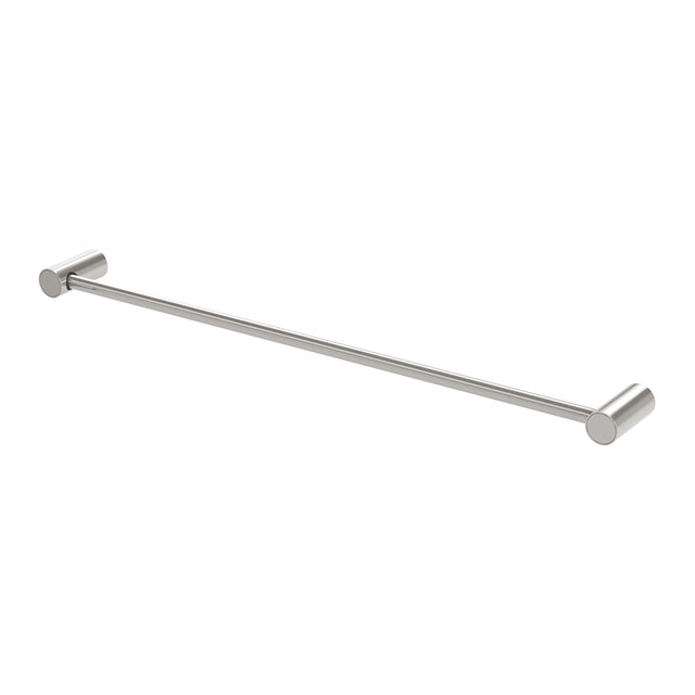 Phoenix Vivid Slimline Single Towel Rail 600mm Brushed Nickel, product view