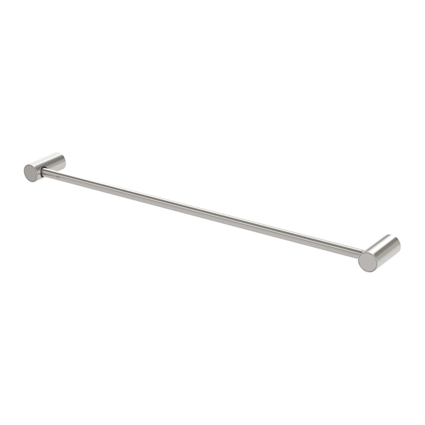 Phoenix Vivid Slimline Single Towel Rail 600mm Brushed Nickel, product view