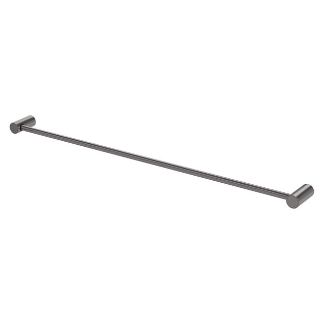 Phoenix Vivid Slimline Single Towel Rail 800mm Brushed Carbon, product view