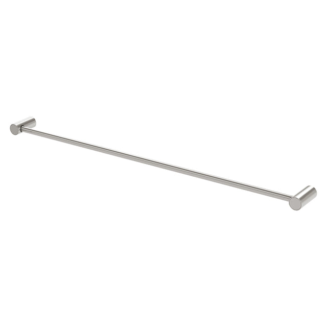 Phoenix Vivid Slimline Single Towel Rail 800mm Brushed Nickel, product view