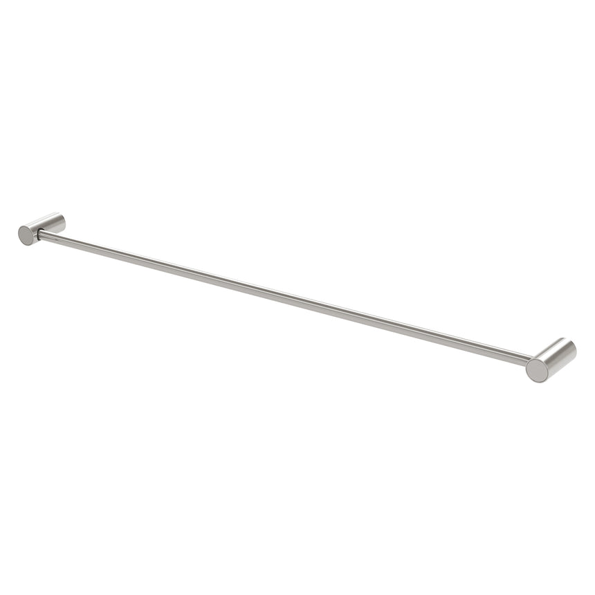Phoenix Vivid Slimline Single Towel Rail 800mm Brushed Nickel, product view