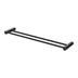 Phoenix Vivid Slimline Double Towel Rail 600mm Matte Black