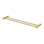 Phoenix Vivid Slimline Double Towel Rail 600mm Brushed Gold