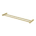 Phoenix Vivid Slimline Double Towel Rail 600mm Brushed Gold