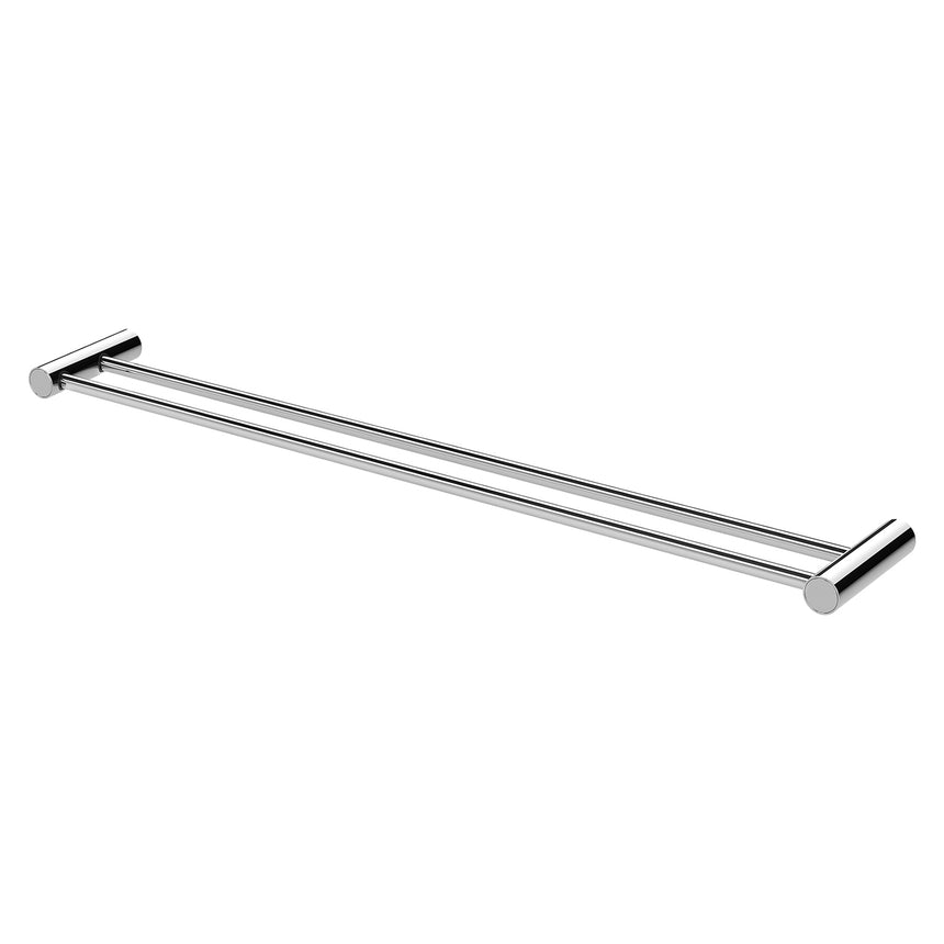 Phoenix Vivid Slimline Double Towel Rail 800mm Chrome, product view