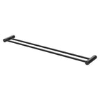 Phoenix Vivid Slimline Double Towel Rail 800mm Matte Black