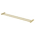 Phoenix Vivid Slimline Double Towel Rail 800mm Brushed Gold