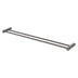 Phoenix Vivid Slimline Double Towel Rail 800mm Brushed Carbon
