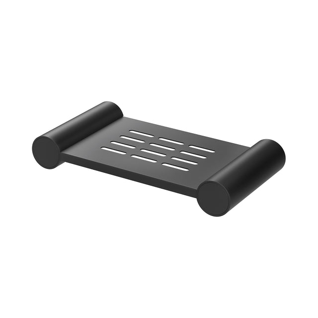 Phoenix Vivid Slimline Soap Dish Holder Matte Black, product view