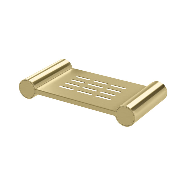 Phoenix Vivid Slimline Soap Dish Holder Brushed Gold, product view