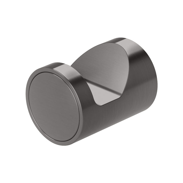 Phoenix Vivid Slimline Robe Hook Brushed Carbon, product view