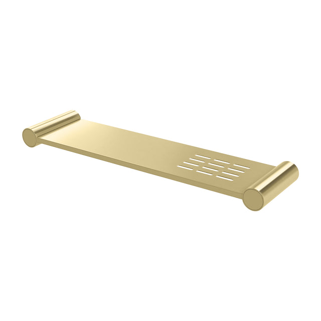 Phoenix Vivid Slimline Metal Shelf Brushed Gold, product view