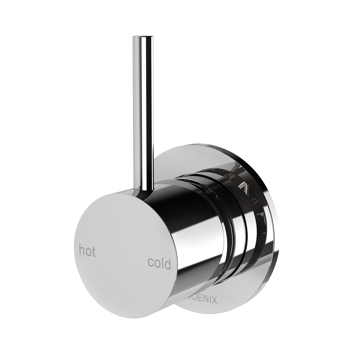 Phoenix Vivid Slimline Up Shower / Wall Mixer Chrome 3D Viewer